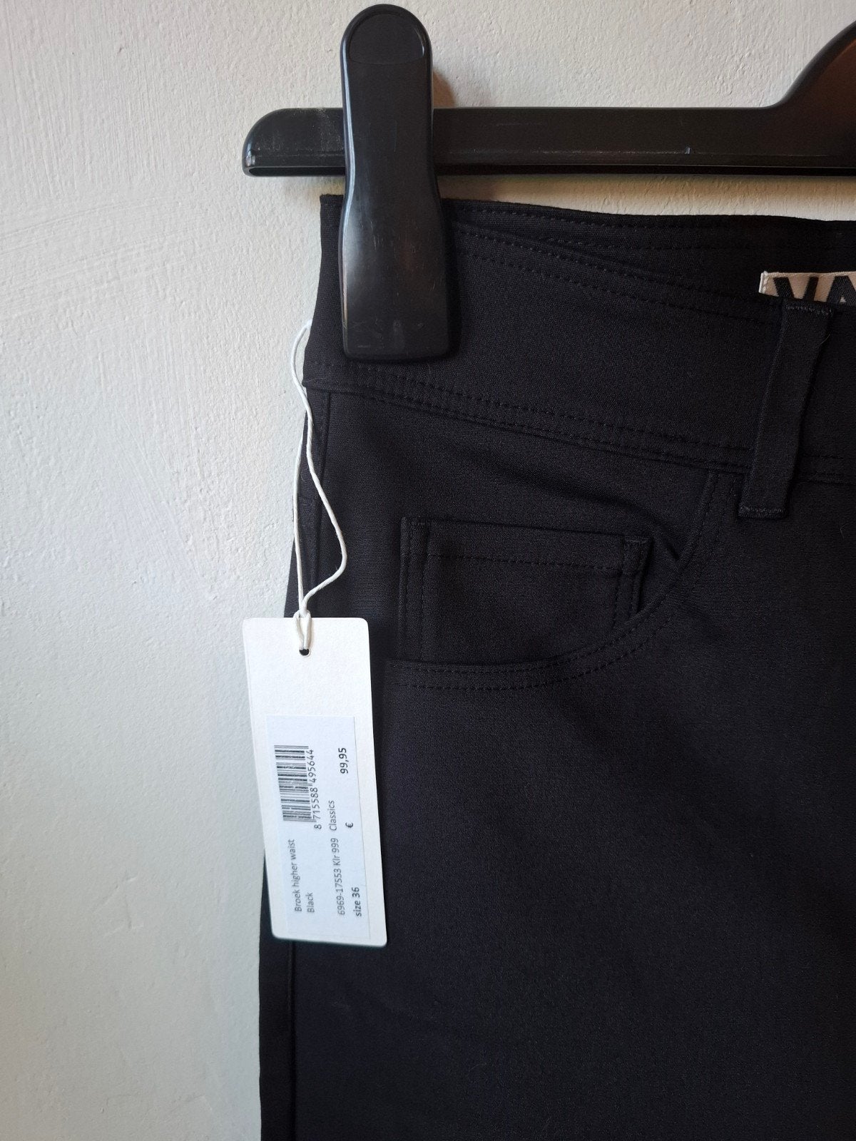 Vanilia higher waist zwarte broek maat 36, Vanilia, Zwart, Nieuw, Ophalen of Verzenden