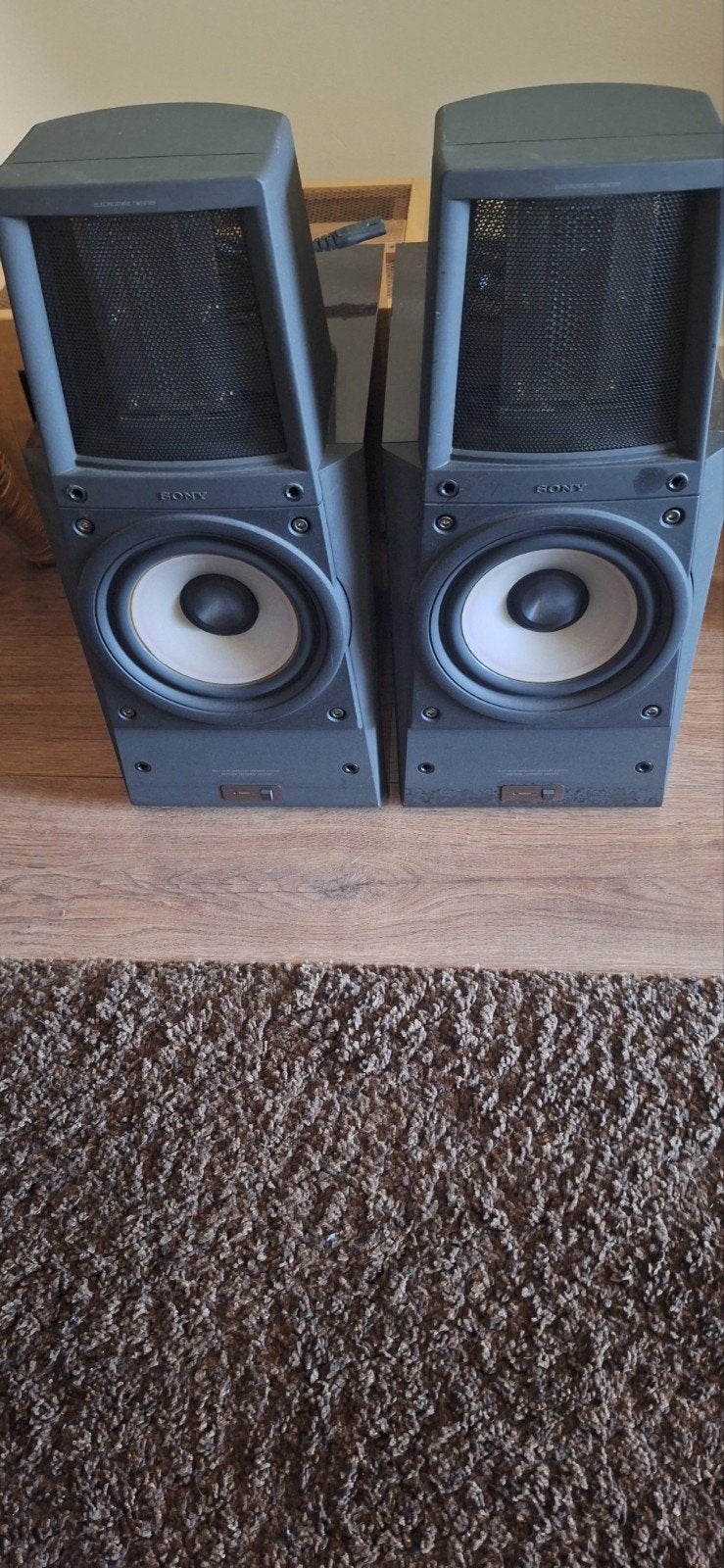 Sony actieve mfb " Scala" speakers Sa-s1, Ophalen, Gebruikt, Inclusief kabels, Sony