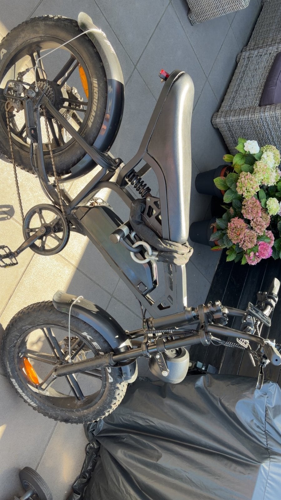 Qmwheel V20 fatbike met defecte trapondersteuning, Fietsen en Brommers, Elektrische fietsen, Gebruikt, Overige merken, 59 cm of meer