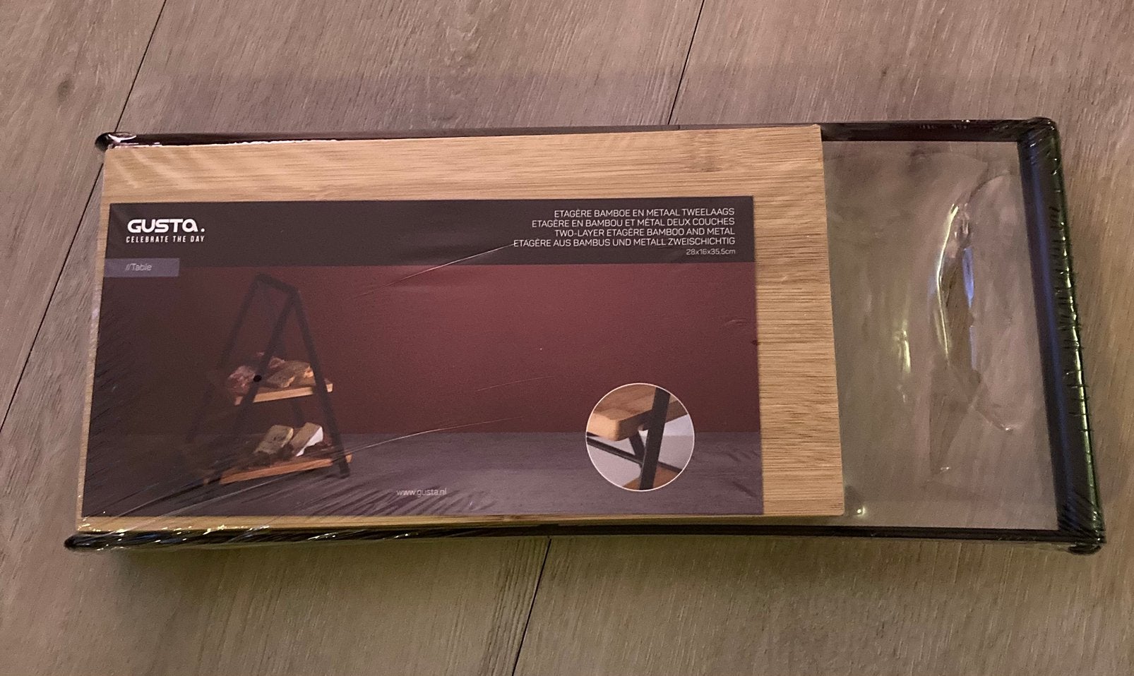 NIEUW! GUSTA etagère, Huis en Inrichting, Ophalen, Etagère, Inklapbaar, Nieuw