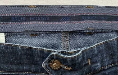 Brühl stretch jeans maat XL NIEUW [vm], Ophalen of Verzenden, Nieuw, Blauw, Overige jeansmaten
