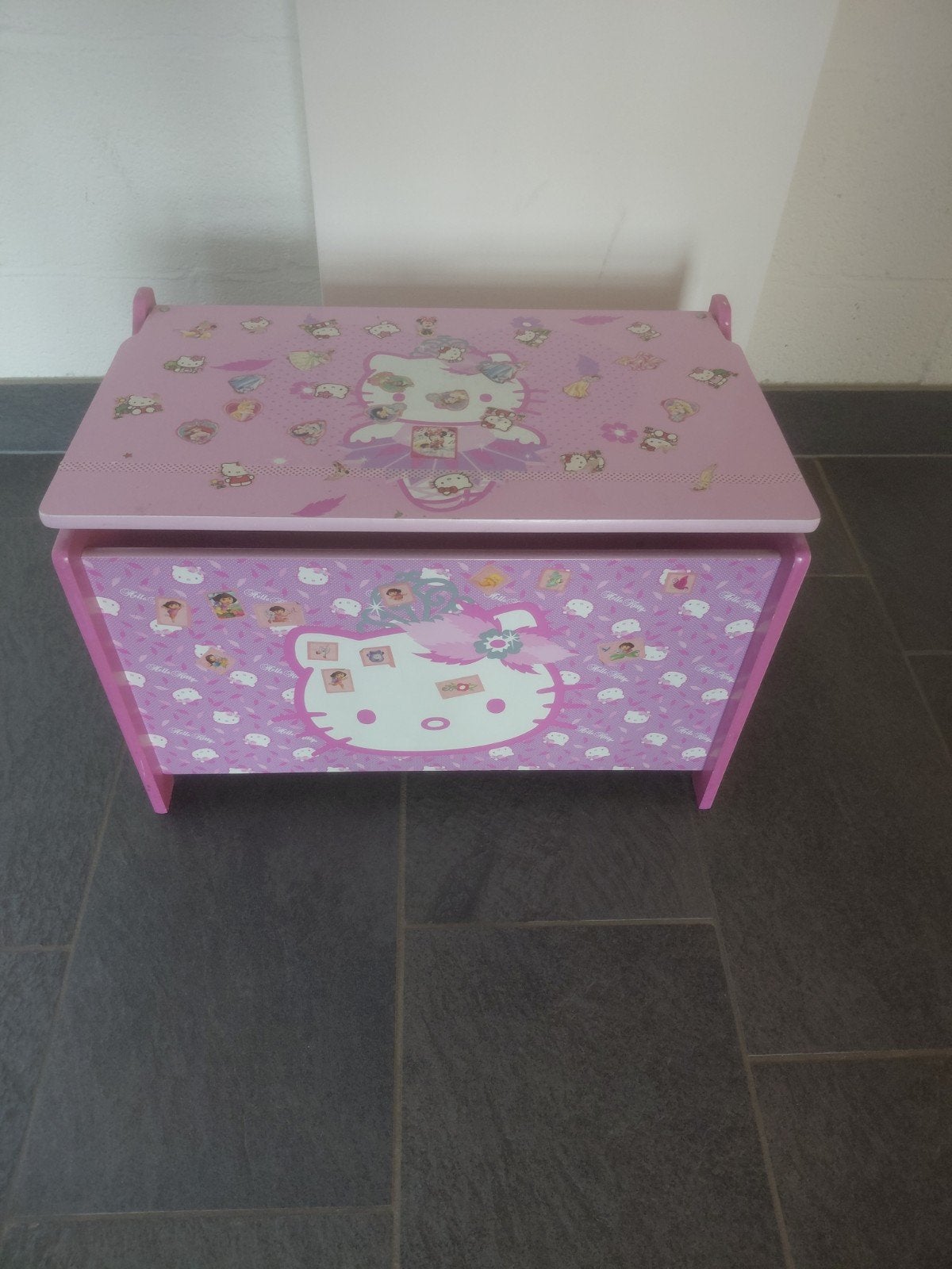 Hello Kitty Speelgoedkist / Opbergkist Roze, Ophalen, Gebruikt, Overige typen
