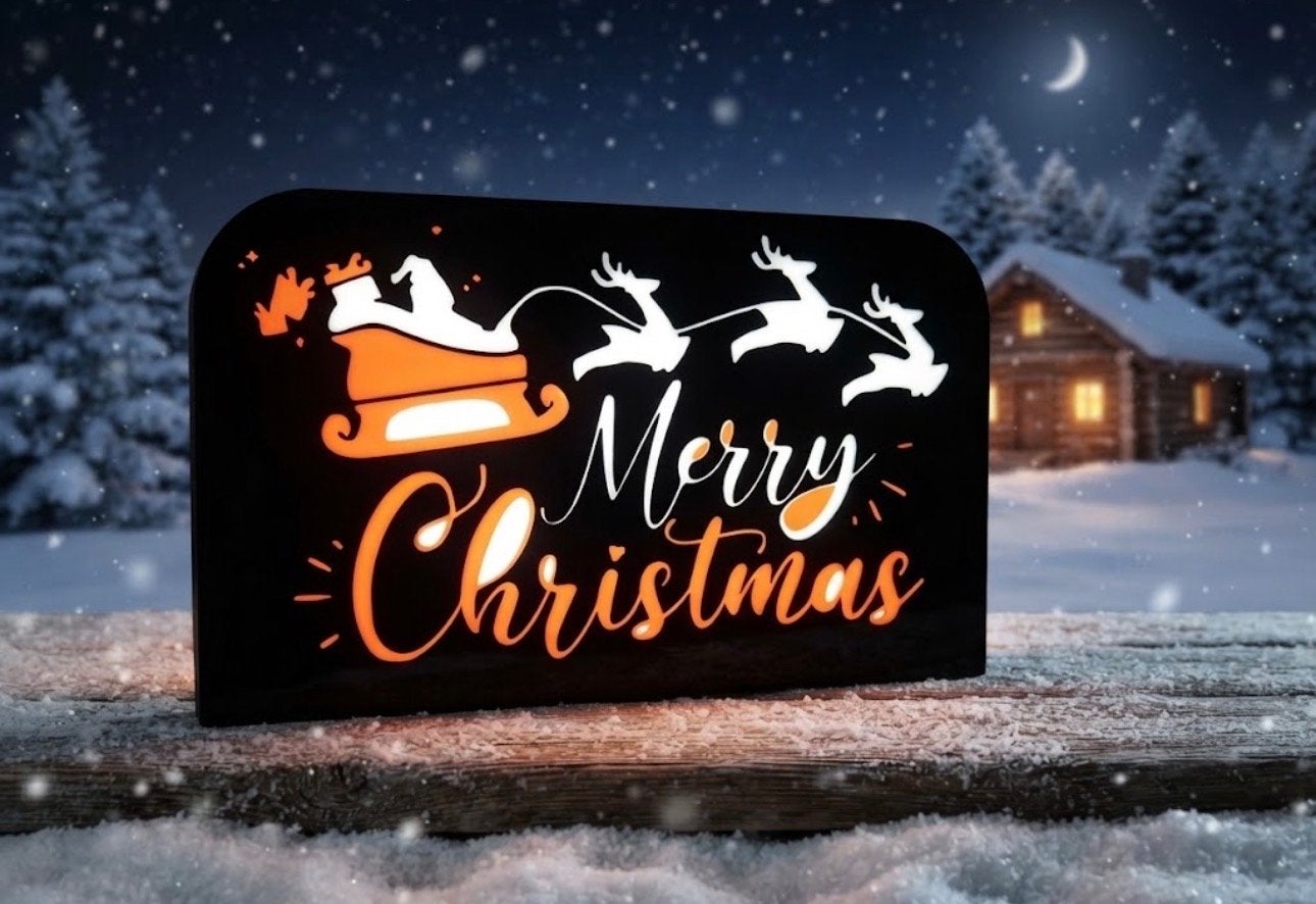 Merry Christmas Ledlamp, Diversen, Verzenden, Nieuw
