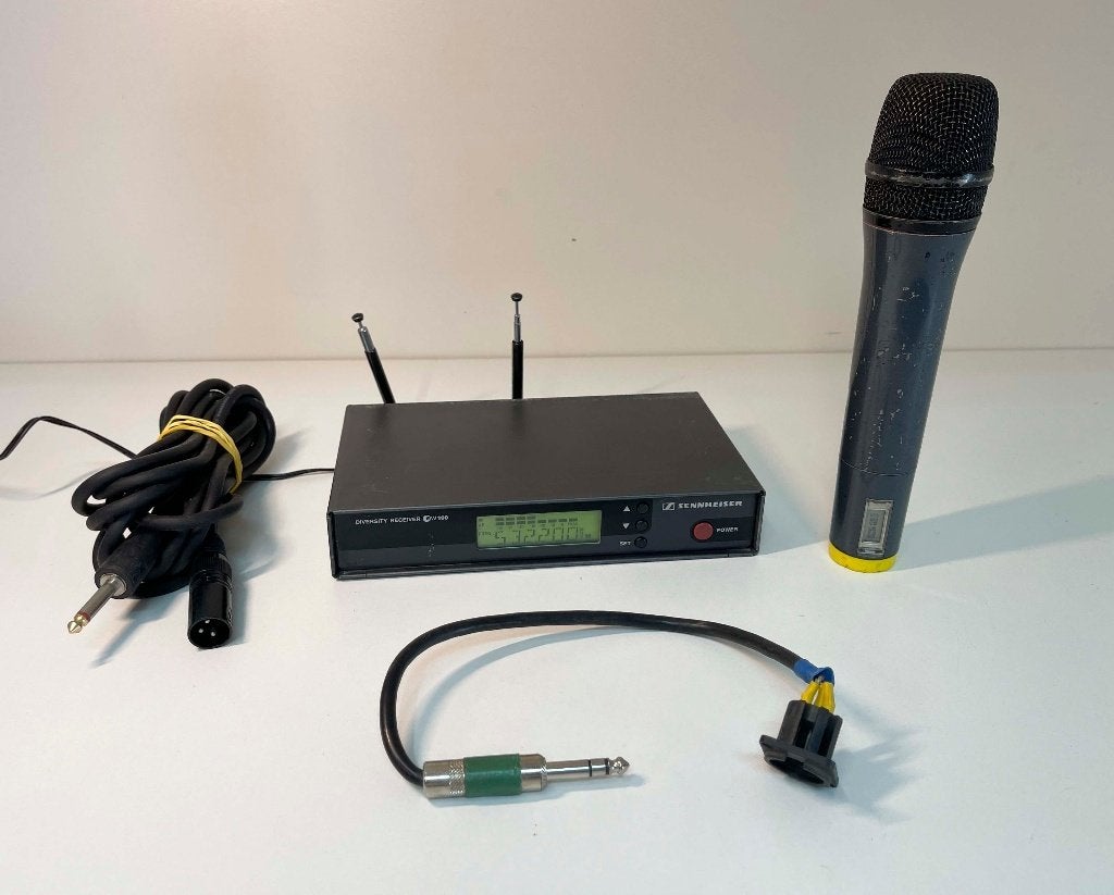 Sennheiser EM 100 + SKM 100 Draadloze UHF Microfoonset, N, Overige typen, Ophalen of Verzenden, Sennheiser