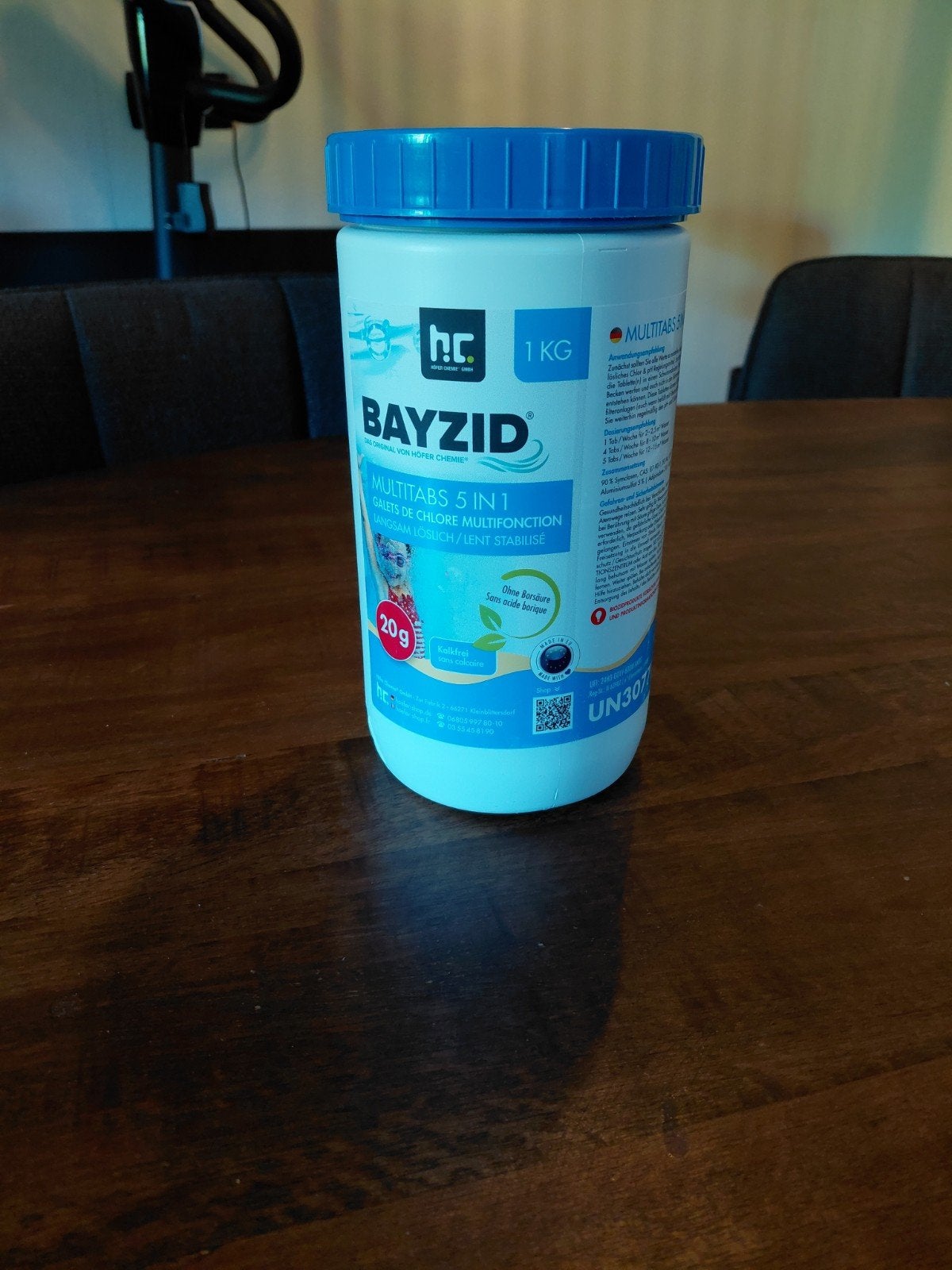 Zwembad Multi chloortabletten 1kg tabs 20 gram, Ophalen of Verzenden, Nieuw, Reinigingsmiddel
