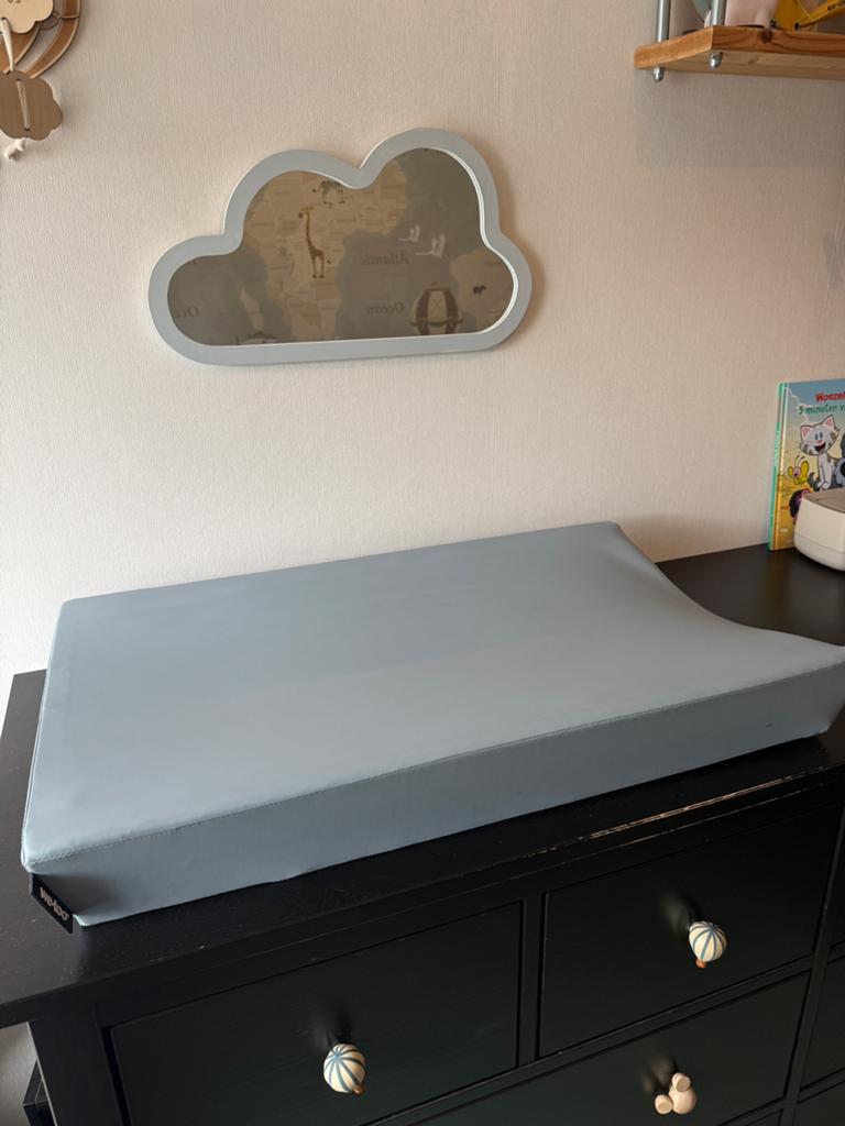 We too aankleedkussen / waskussen old blue, Kinderen en Baby's, Badjes en Verzorging, Ophalen, Zo goed als nieuw, Aankleedkussen