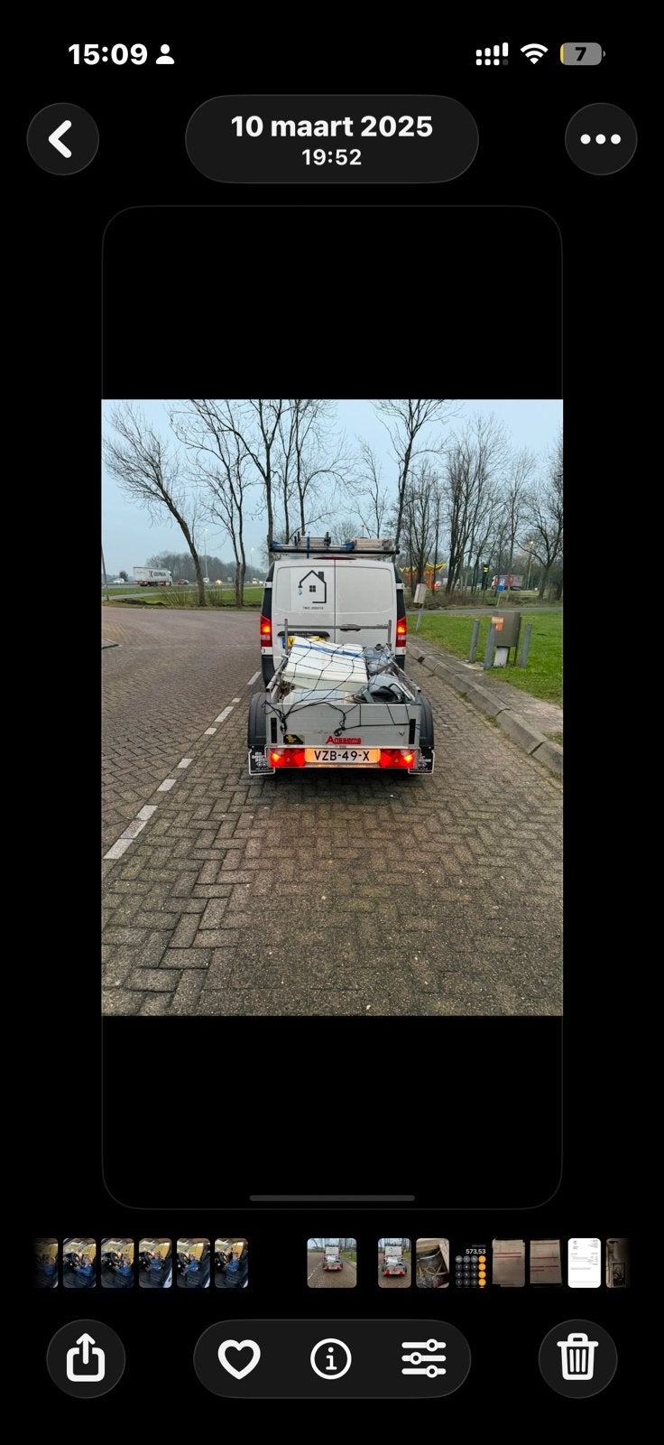 Ansems Compacte aanhangwagen - Ideaal voor kleine klussen, Ophalen, Zo goed als nieuw