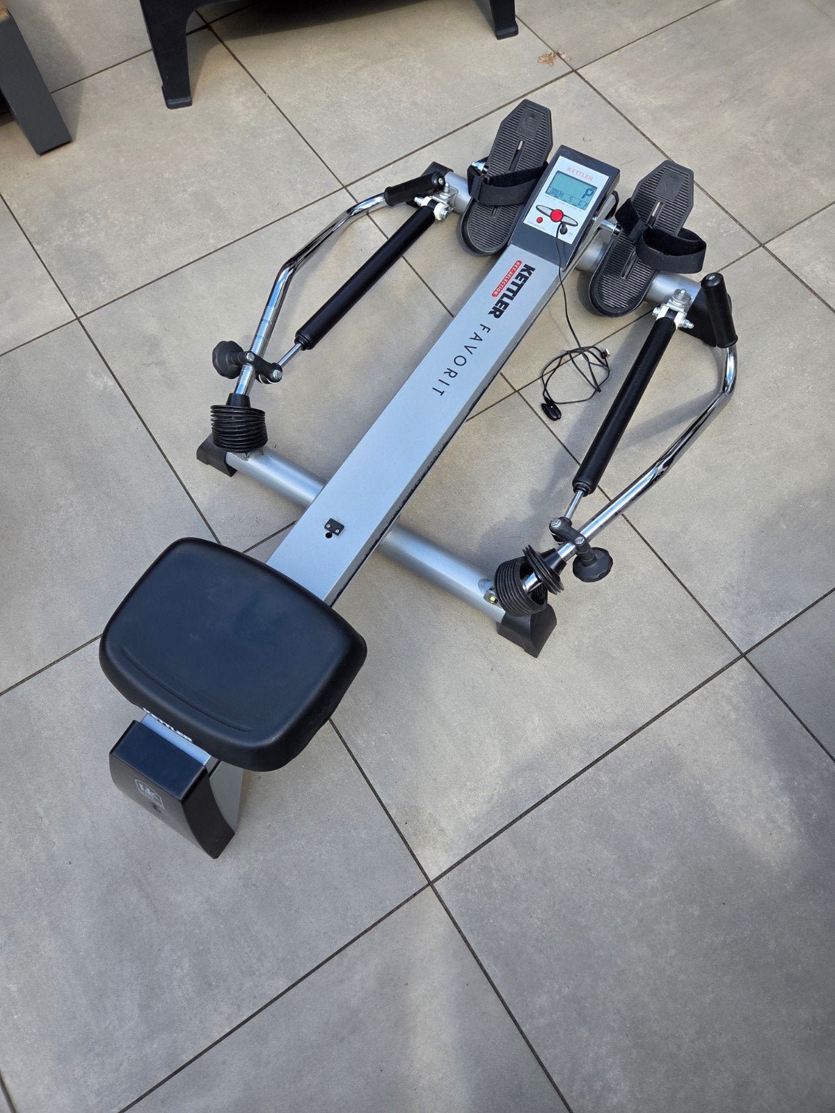 Kettler Favorit Roeitrainer, Sport en Fitness, Ophalen, Benen, Gebruikt, Metaal