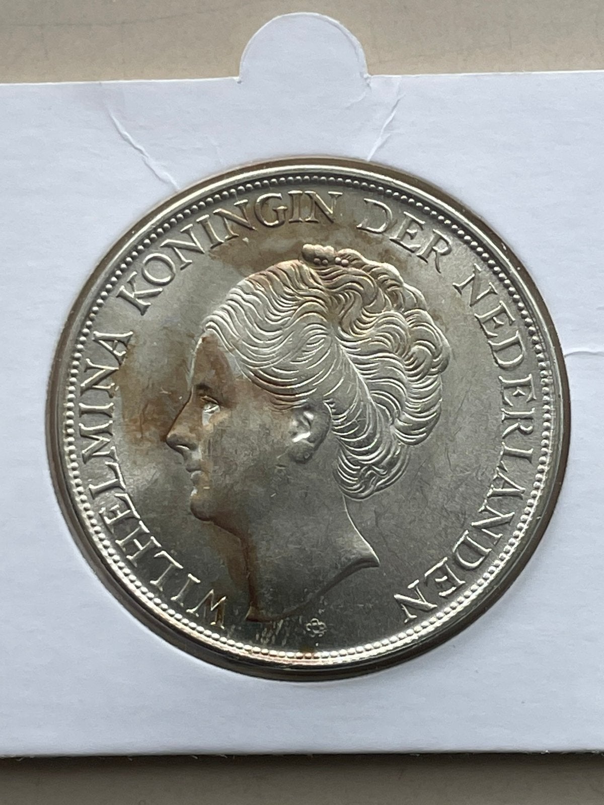 Rijksdaalder 1944 Curacao unc., Postzegels en Munten, Munten | Nederland, Zilver, Ophalen of Verzenden, Koningin Wilhelmina, Losse munt