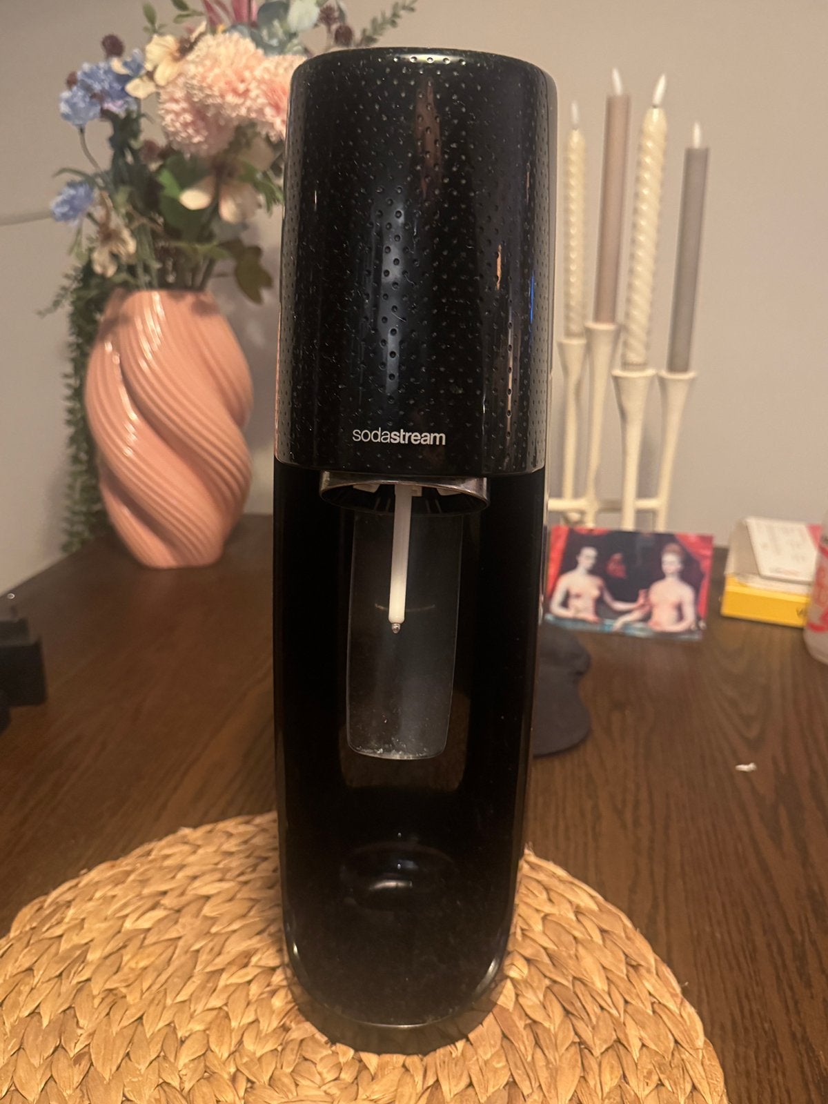 SodaStream Spirit zwart inclusief CO₂-cilinder, Ophalen of Verzenden, Zo goed als nieuw