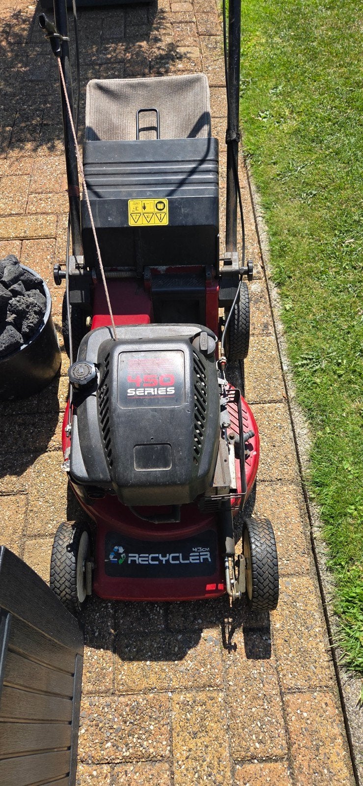Toro 21012 Benzine Grasmaaier - Recycler 43cm, Ophalen, Cirkelmaaier, Toro, Benzine-grasmaaier
