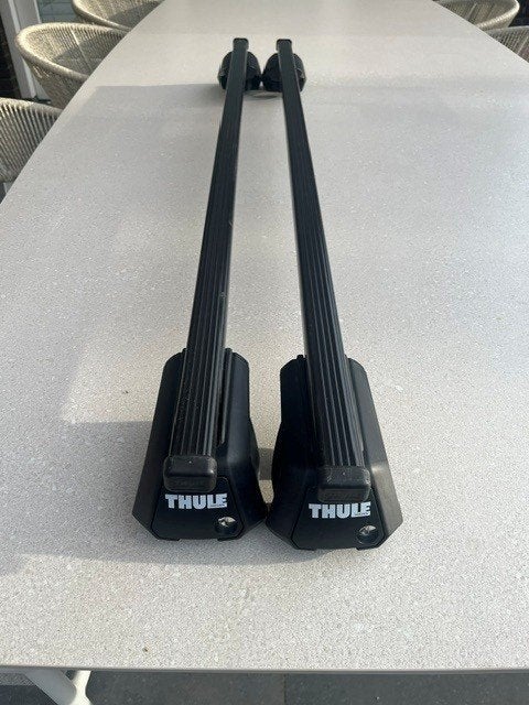 Thule SquareBar Evo 118 cm, Auto diversen, Dakdragers, Ophalen, Gebruikt