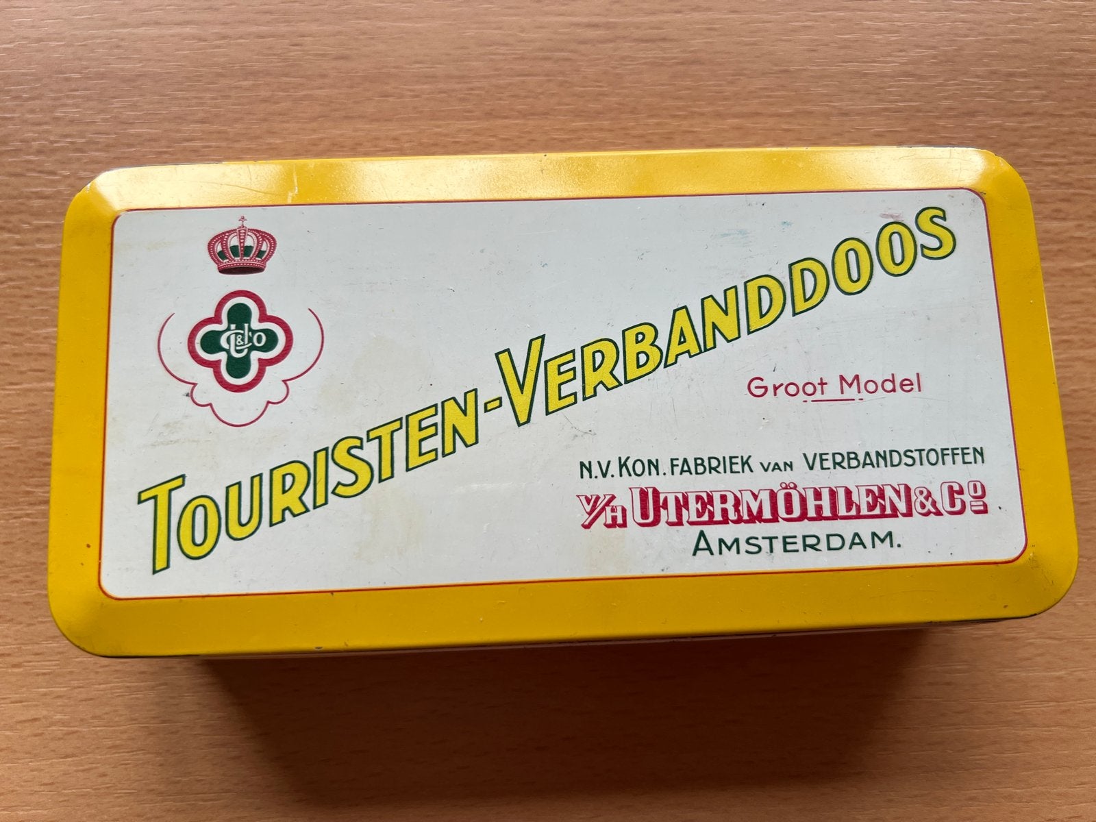 Vintage Utermöhlen Touristen-Verbanddoos Groot Model, Verzamelen, Ophalen of Verzenden, Gebruikt, Overige, Overige merken