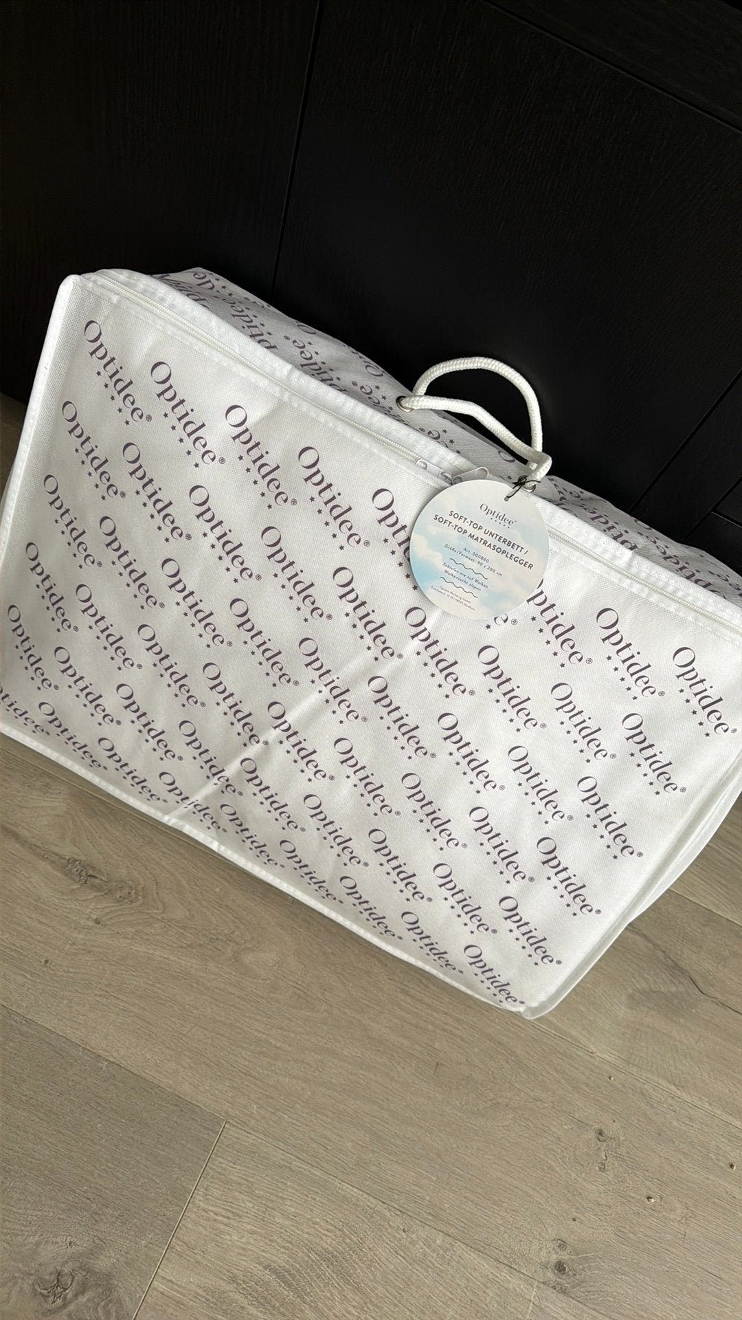 Optidee Soft-Top matrasoplegger 90x200, Ophalen of Verzenden, Nieuw, Meisje, Dekbedovertrek