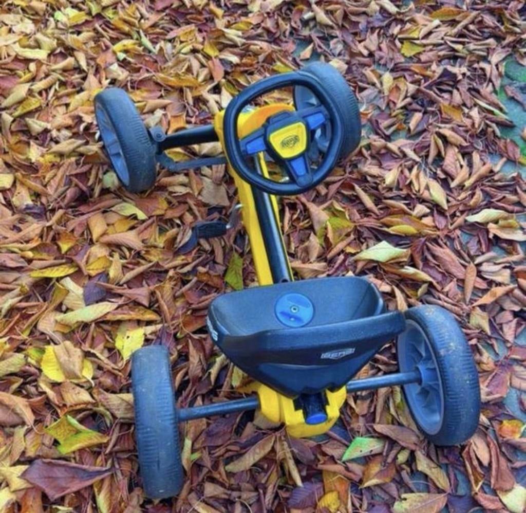Berg Biky Loopfiets Geel - Zo goed als nieuw, Kinderen en Baby's, Speelgoed | Buiten | Voertuigen en Loopfietsen, Ophalen of Verzenden