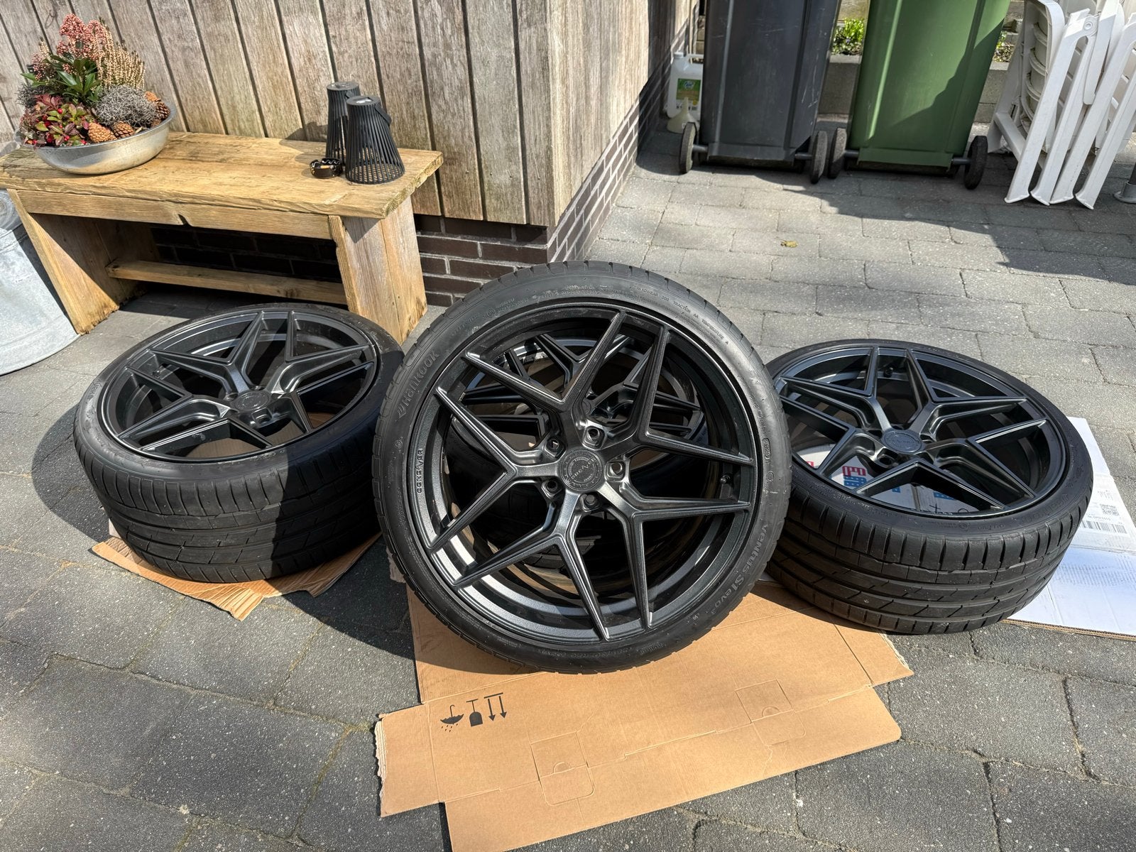 Concaver wheels CVR2 20 inch, Ophalen, Gebruikt, 265 mm, Banden en Velgen