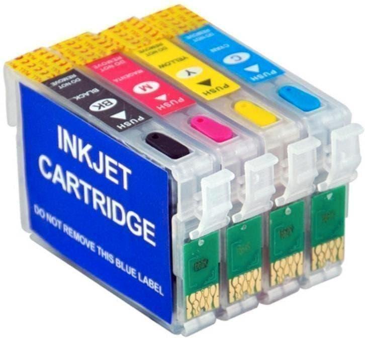 Hervulbare Cartridges Epson T1291 T1292 T1293 T1294 T1295, Ophalen of Verzenden, Nieuw, Toner