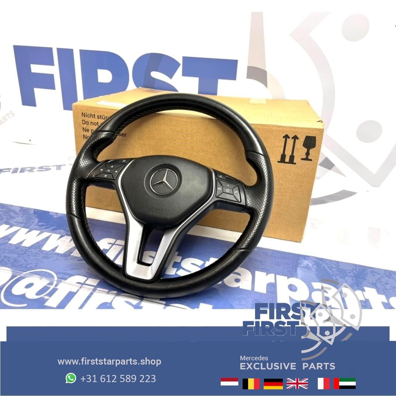 Origineel FACELIFT 2012 STUUR Mercedes W204 W207 W212 X204 W, Gebruikt, -, Ophalen of Verzenden, -