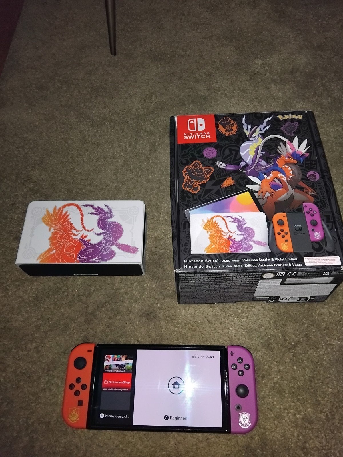 te koop switch oled pokemon editie met game,s, Met games, Zo goed als nieuw, Met 1 controller, Switch OLED