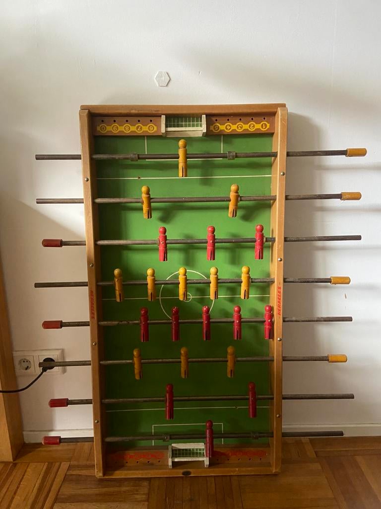 Vintage tafel voetbal, Ophalen, Gebruikt