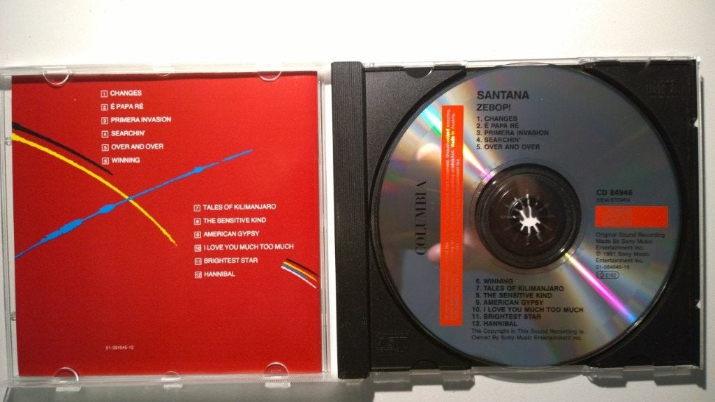 Santana ‎- Zebop!, Ophalen of Verzenden, Zo goed als nieuw, Poprock