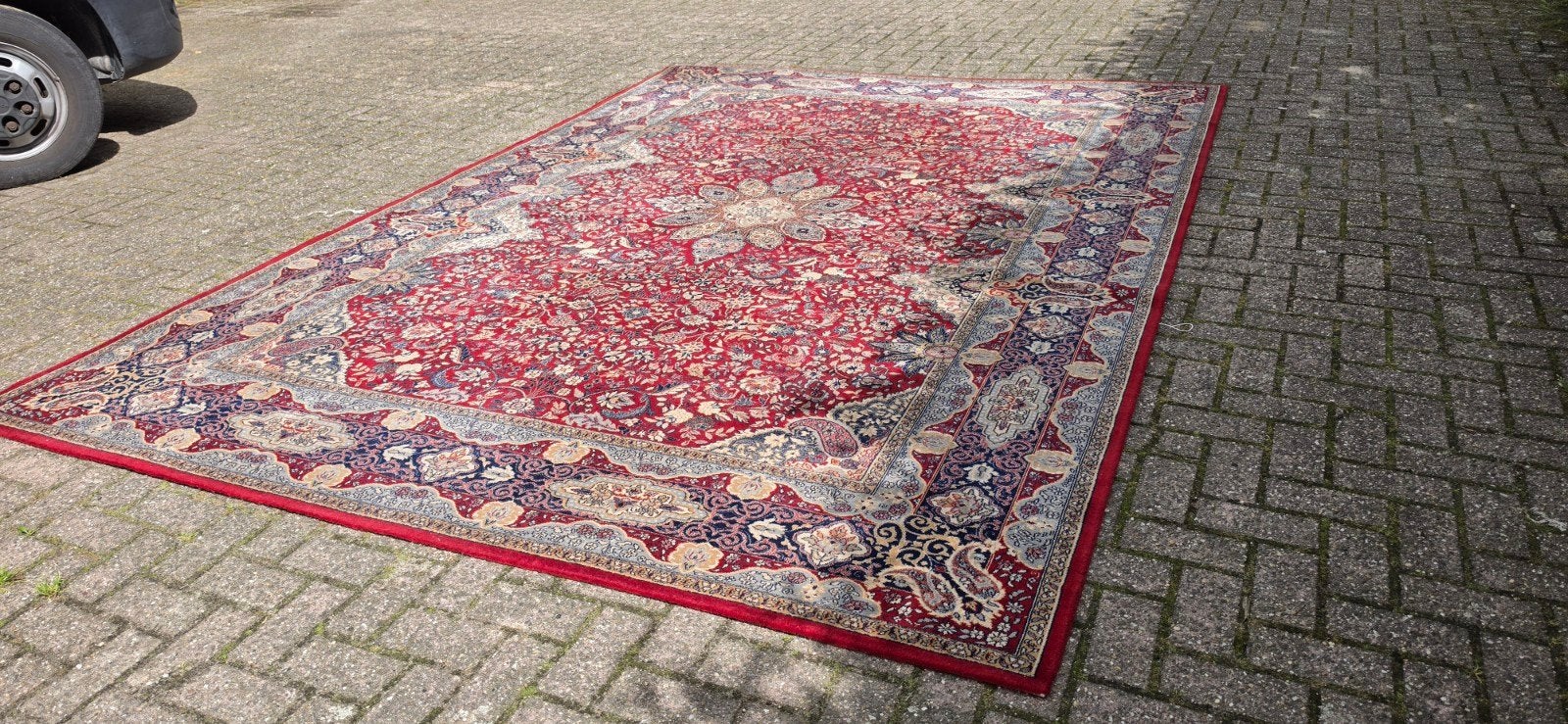 Prachtig mega groot XXL vintage Perzisch tapijt 350x250!, Huis en Inrichting, Stoffering | Tapijten en Kleden, Perzisch, 200 cm of meer