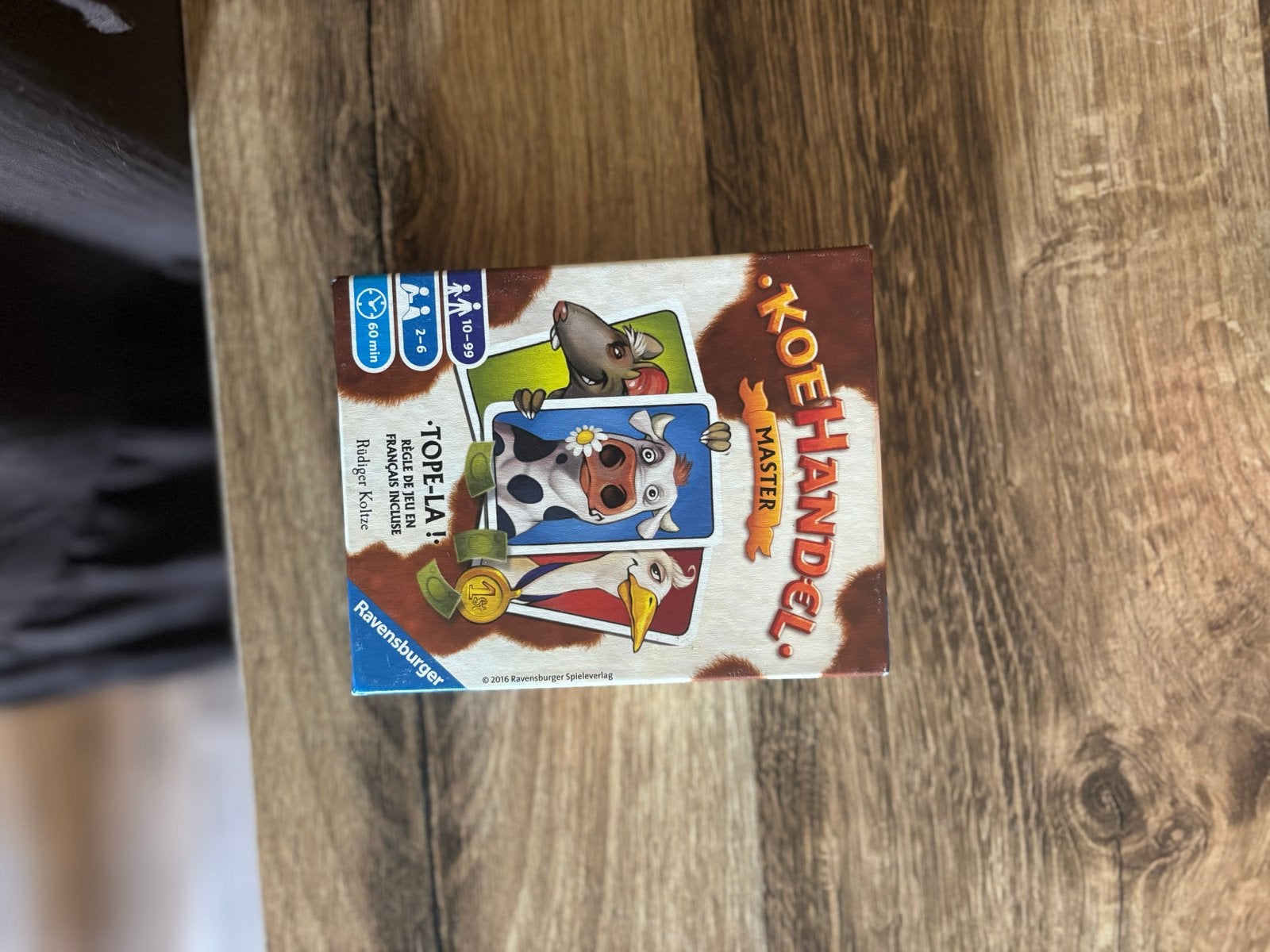 Koehandel Master Kaartspel Ravensburger, Drie of vier spelers, Ophalen of Verzenden, Zo goed als nieuw