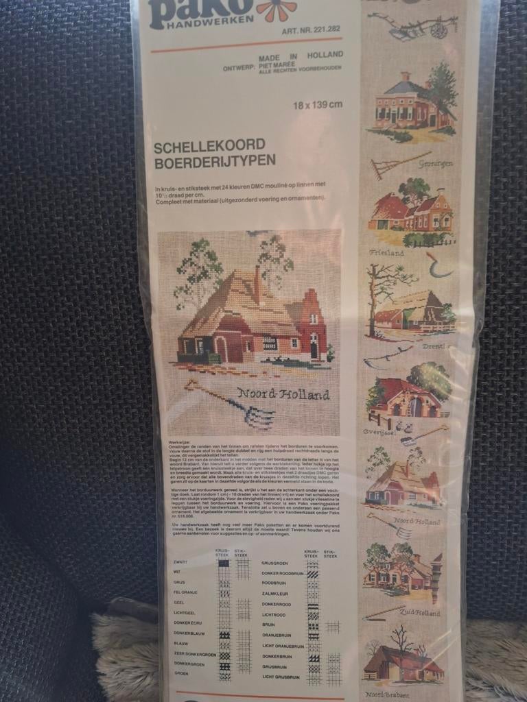 Schellekoord boerderijtypen, Ophalen of Verzenden, Nieuw, Borduurpakket