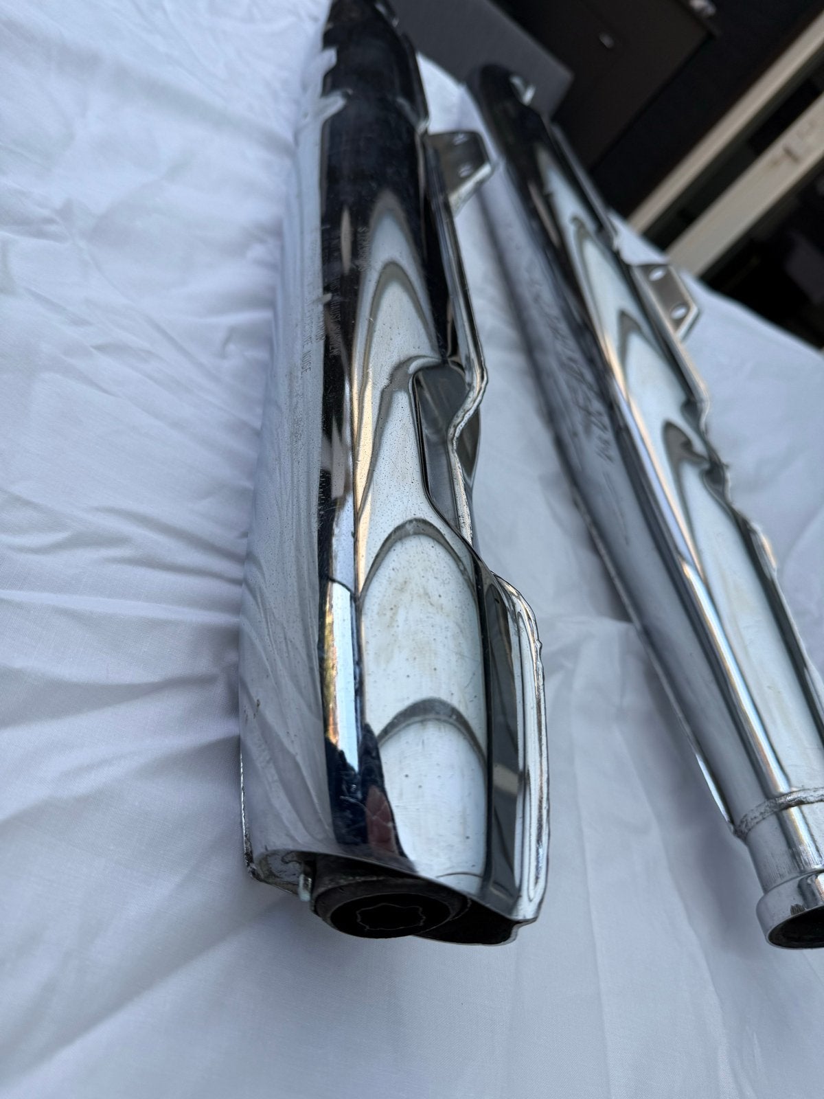 Suzuki T of GT 500 originele uitlaatdempers., Ophalen of Verzenden, Gebruikt