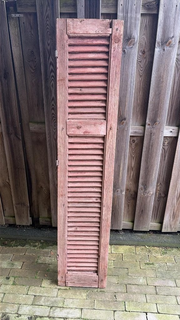Prachtig brocante louvre luik, Ophalen