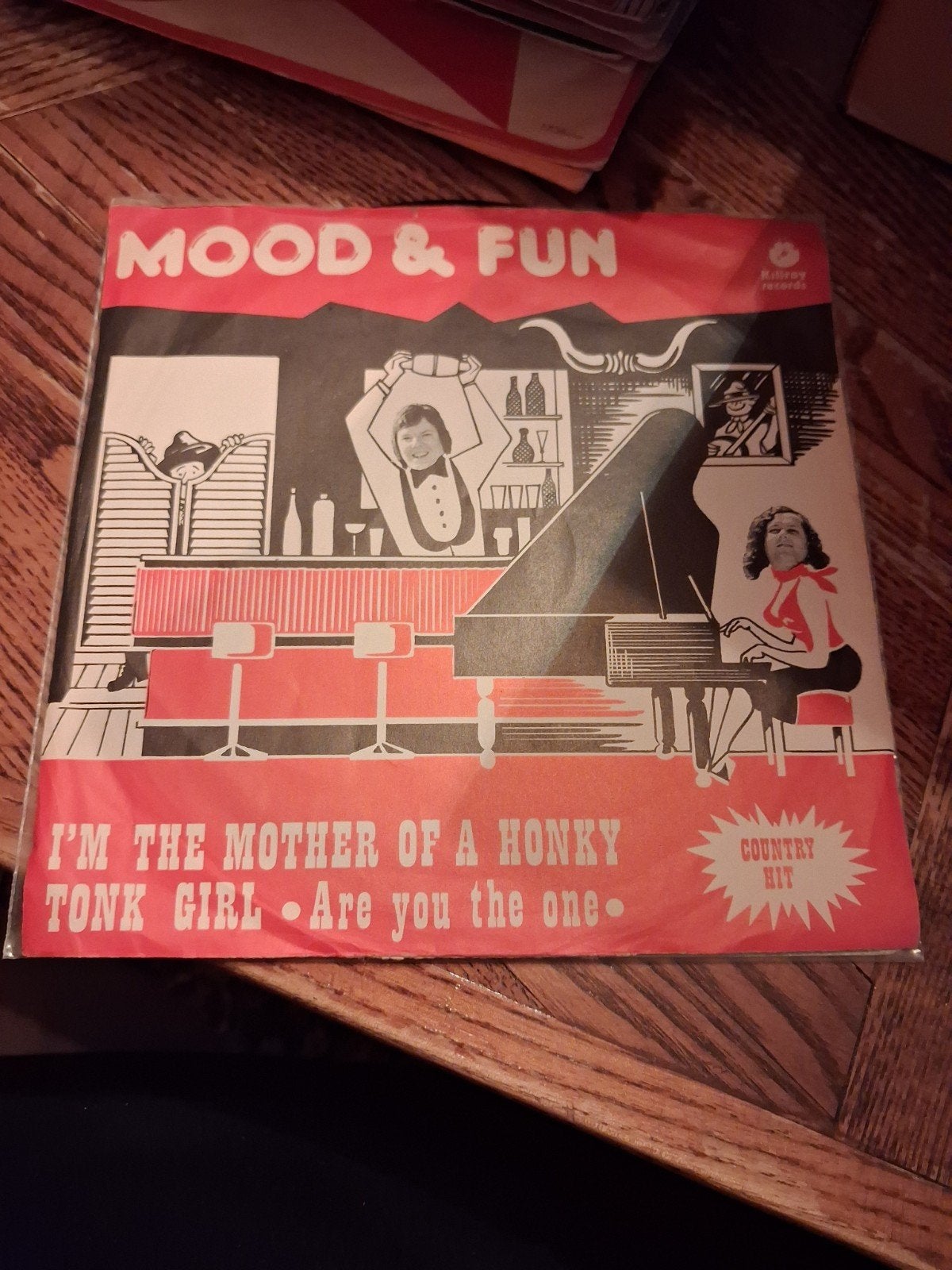 Mood & Fun - I'm the Mother of a Honky Tonk Girl (Zeldzaam), Ophalen of Verzenden, 1970 - 1979, Gebruikt, 7 inch