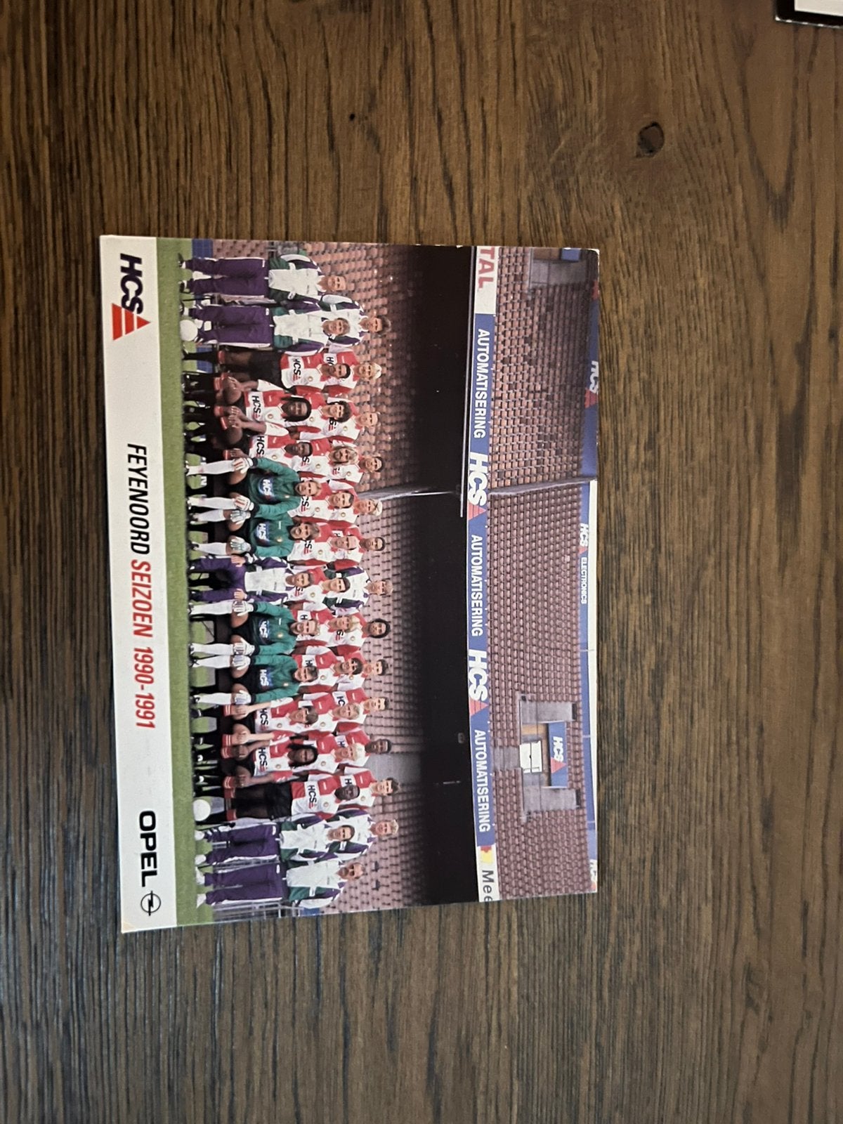 FOTOKAART FEYENOORD 90/91, Verzamelen, Ophalen of Verzenden, Zo goed als nieuw, Feyenoord, Spelerskaart