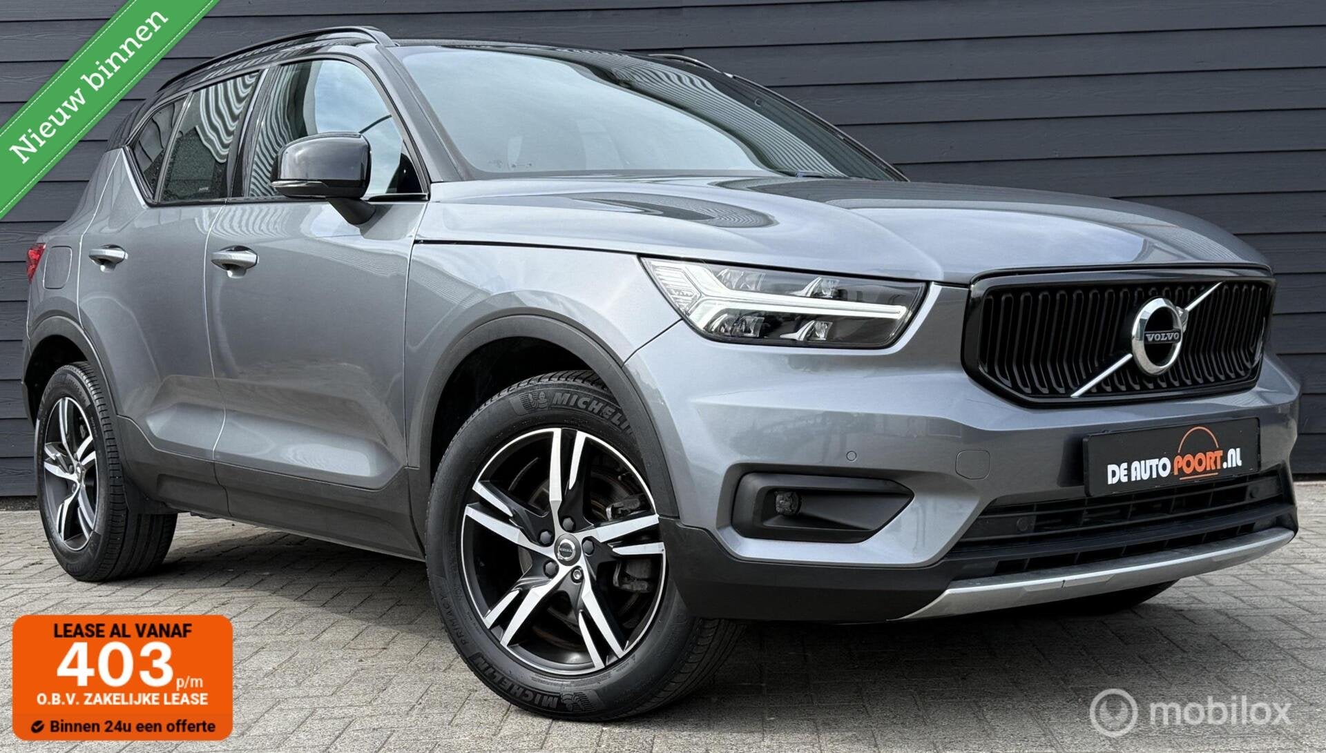 Volvo XC40 2.0 T4 R-Design 190PK LED/Clima/Cruise/Elektr.pak, 15 km/l, Euro 6, Automatische klimaatregeling, Bedrijf