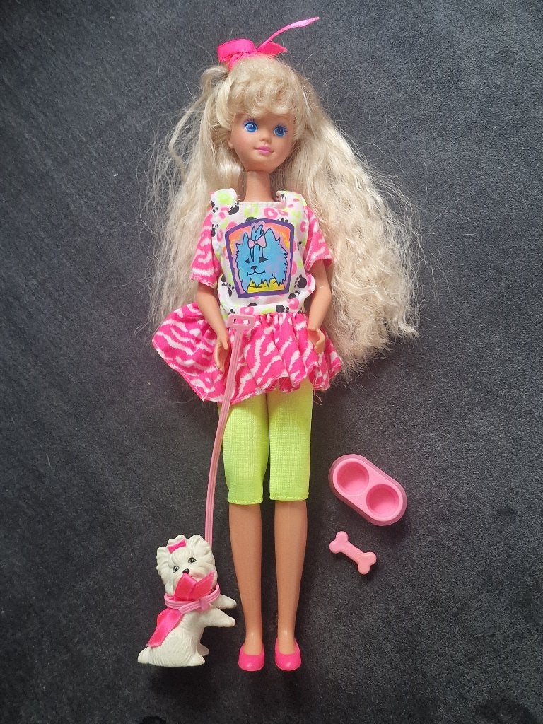 Vintage barbie pet pals skipper uit 1991, Ophalen of Verzenden, Zo goed als nieuw, Pop