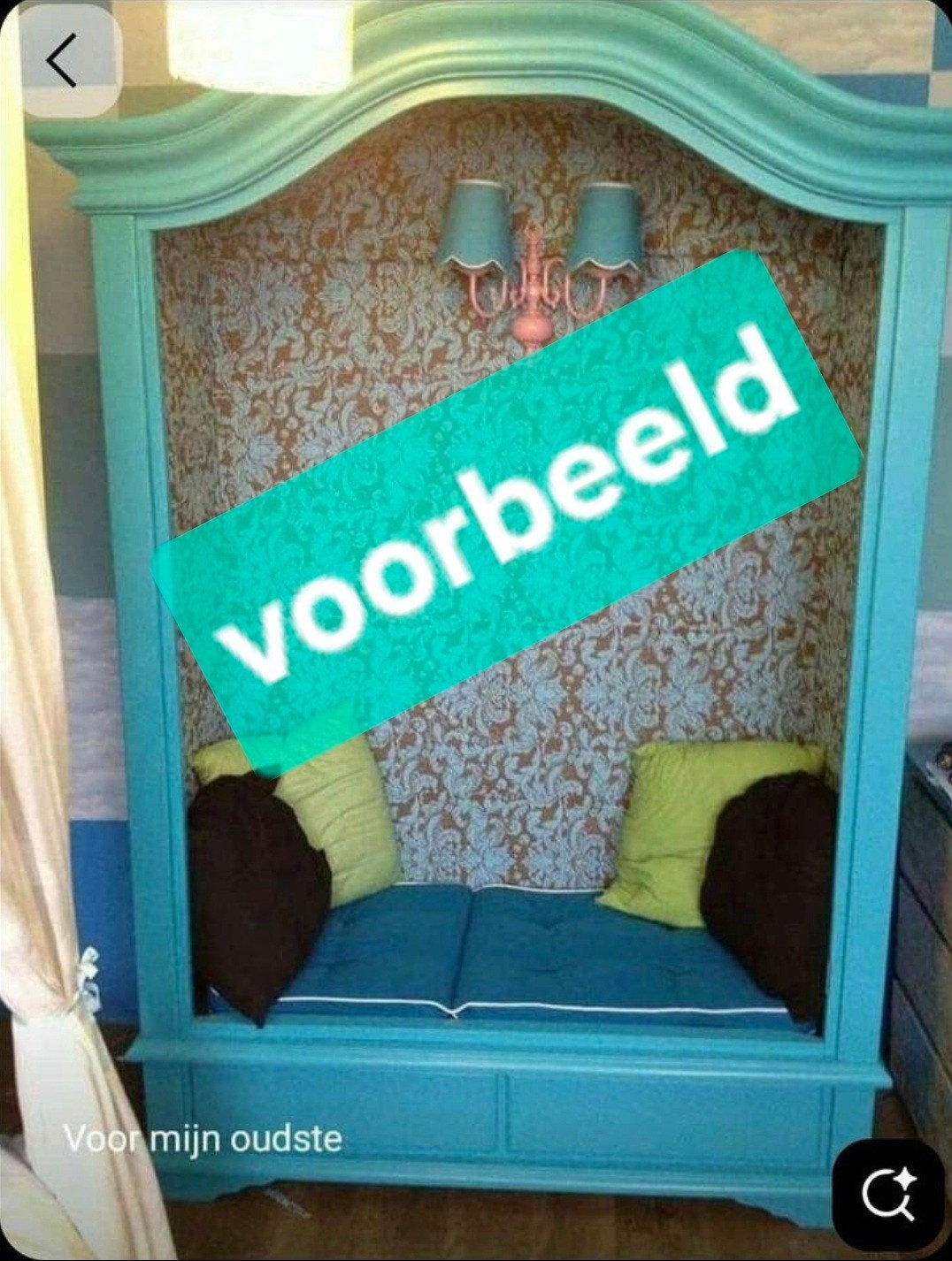 Kast zonder deuren en spiegels - ideaal voor upcycling, Ophalen, Met plank(en), Gebruikt, 100 tot 150 cm