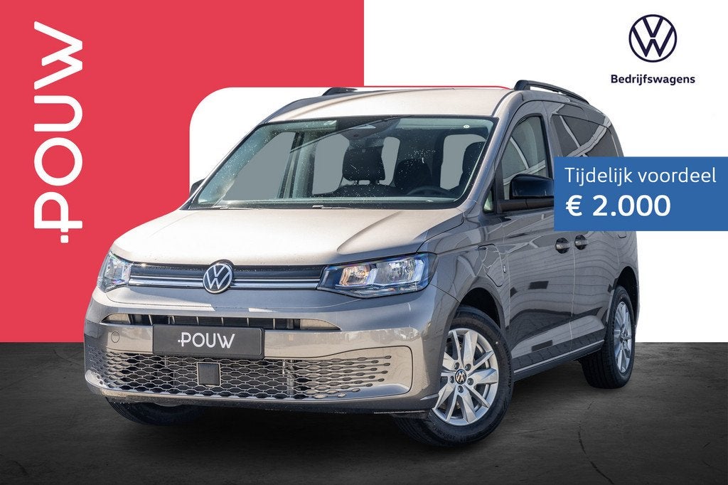 Volkswagen Caddy Kombi 1.5 TSI 150pk Hybride Life | Styling, Auto's, 12 maanden, 1498 cc, 4 cilinders, 150 min