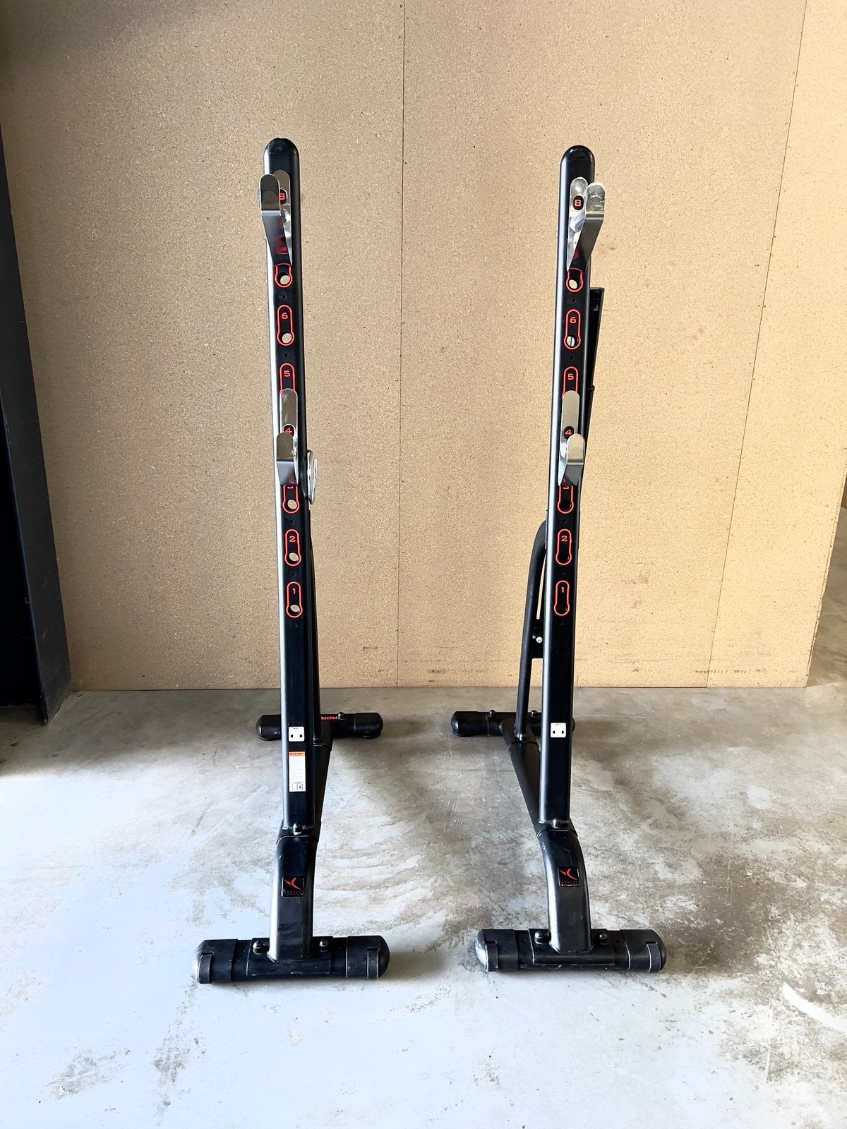 Fitness squat/deadlift stands, Ophalen, Zo goed als nieuw, Benen, Overige typen