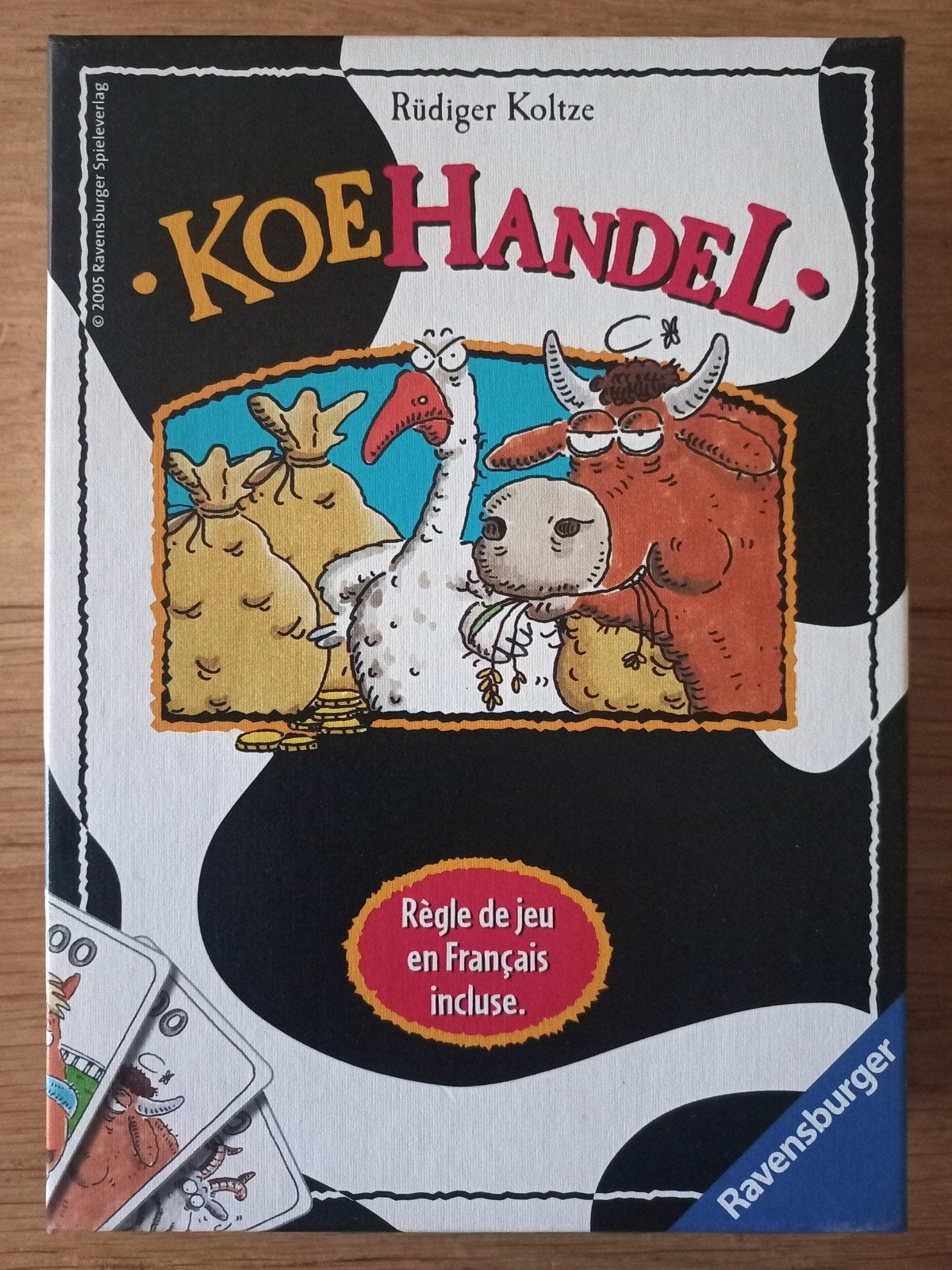 KOEHANDEL, Ravensburger kaartspel 3-5 spelers, COMPLEET ZGAN, Ophalen of Verzenden, Zo goed als nieuw
