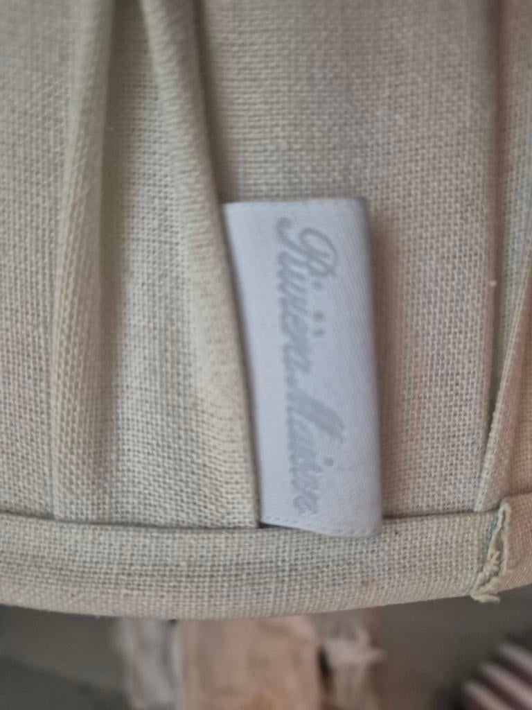 Riviera Maison tafellamp met verkleurde kap, Gebruikt, 50 tot 75 cm, Landelijk, Rustiek, Ophalen of Verzenden