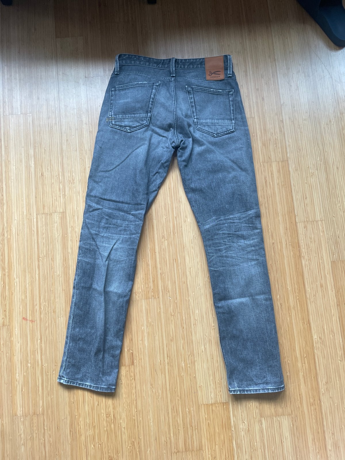 Denham Ridge Straight Fit Jeans W31 L32 - Grijs, Ophalen, Gedragen, Grijs, W32 (confectie 46) of kleiner