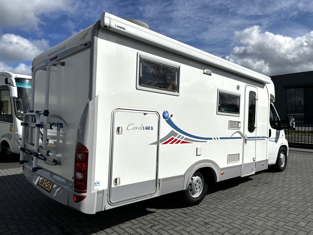 Adria Coral 660 SL Enkele-bedden/2007/Euro-4/Airco/7.3M/NL!, Fiat, 7 tot 8 meter, Bedrijf, Tot en met 3