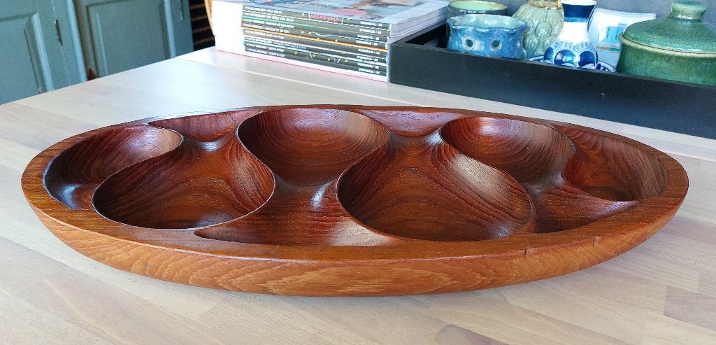 Serveerbord/schaal van hout, Ophalen, Huis en Inrichting