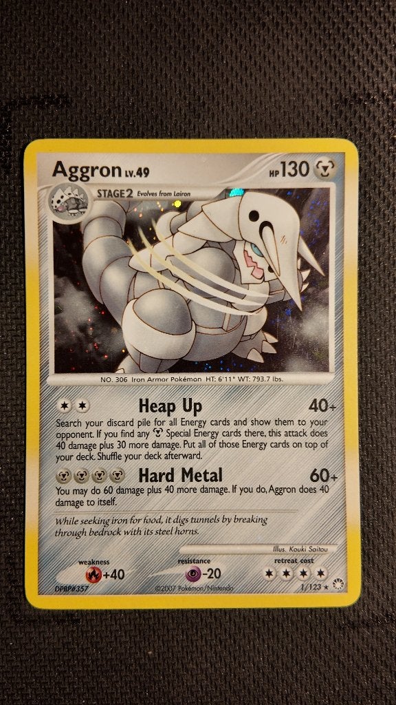 Aggron 1 Mysterious Treasures | Pokemon kaart, Ophalen, Zo goed als nieuw, Losse kaart, Foil
