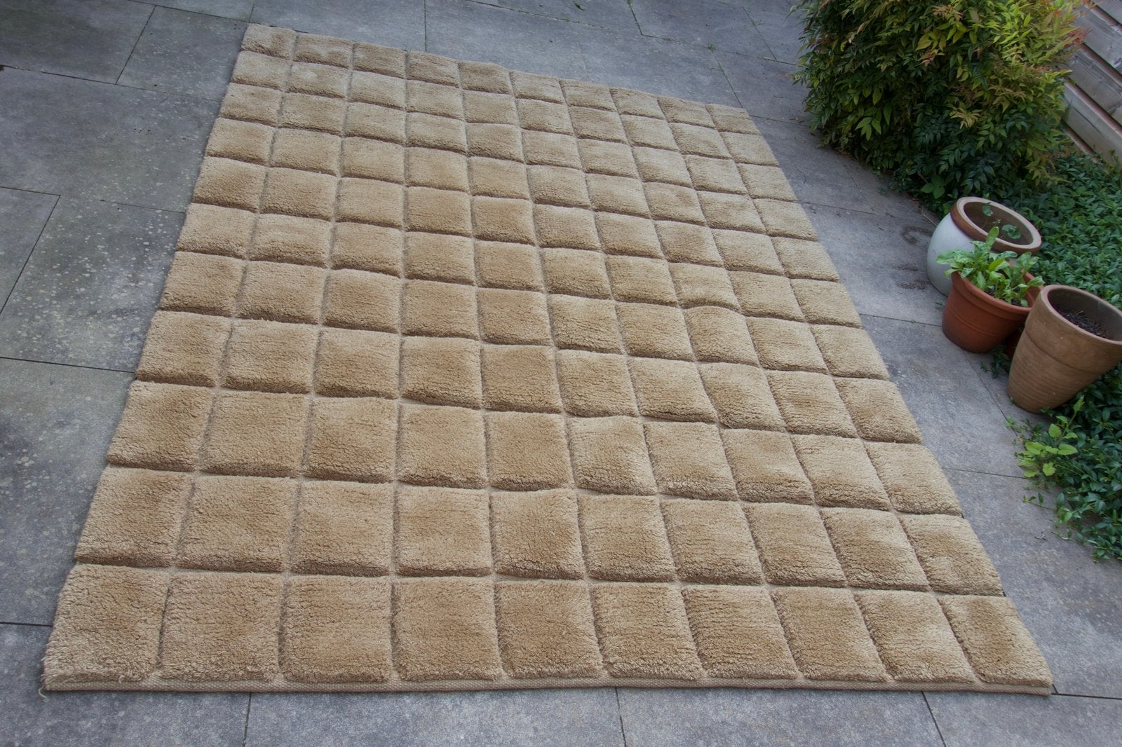Chhatwal & Jonsson Loha vloerkleed beige wol 177x239 cm, Ophalen, Scandinavisch Japandi Design Mid-century modern, Beige, 150 tot 200 cm