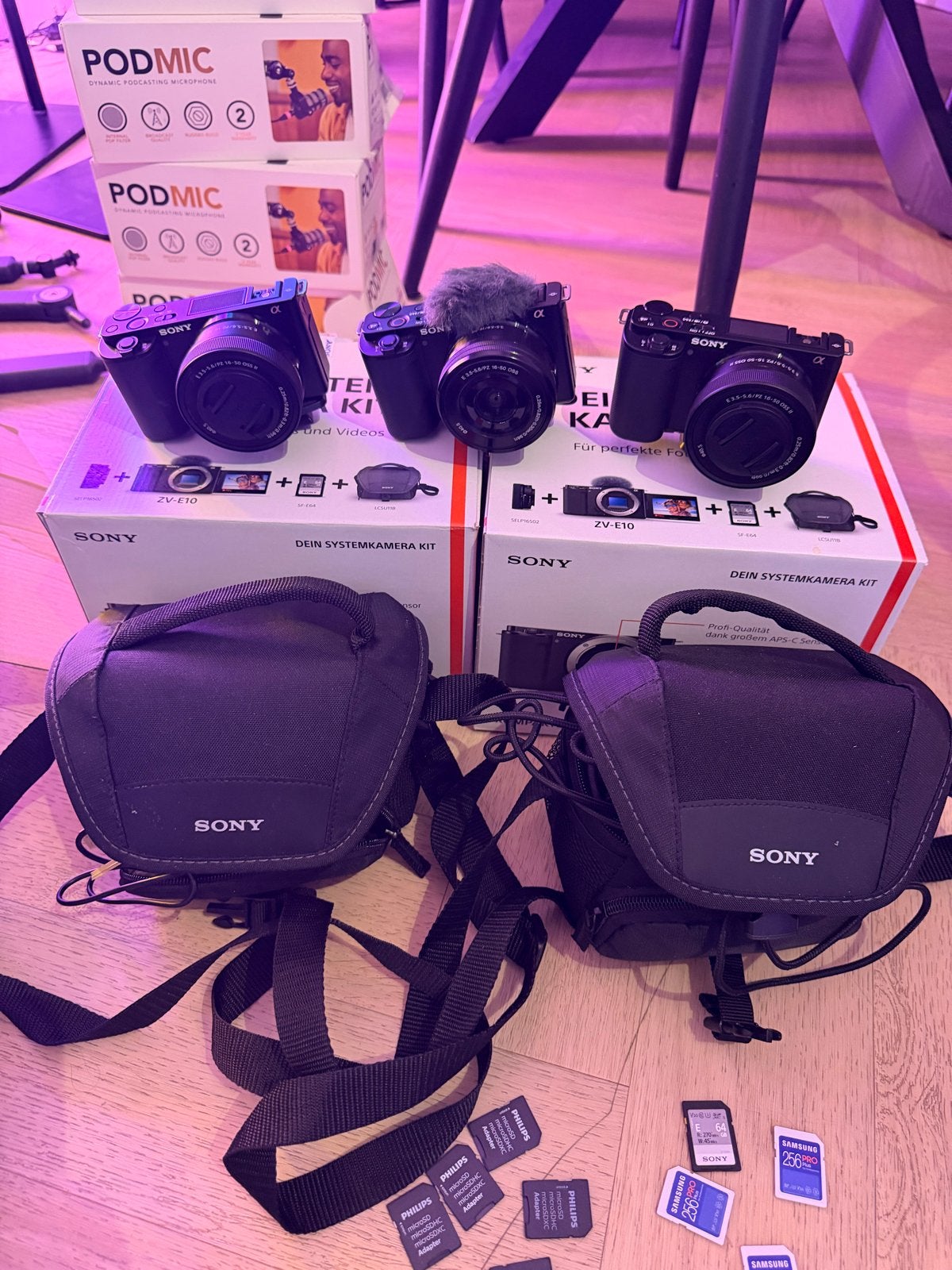 3x Sony ZV-E10 + 16-50mm lens | Nieuwstaat, Beeldstabilisatie, Ophalen of Verzenden, Zo goed als nieuw, 4 t/m 7 keer