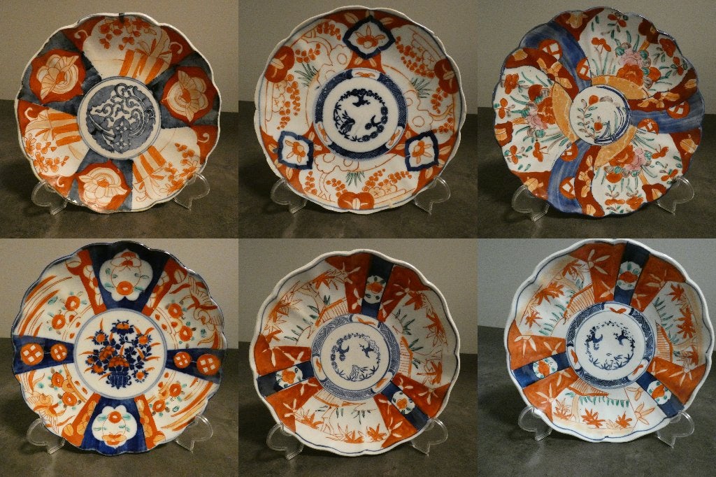 6x Imari bord - Japan - 19e-20e eeuw [1581], Antiek en Kunst, Ophalen