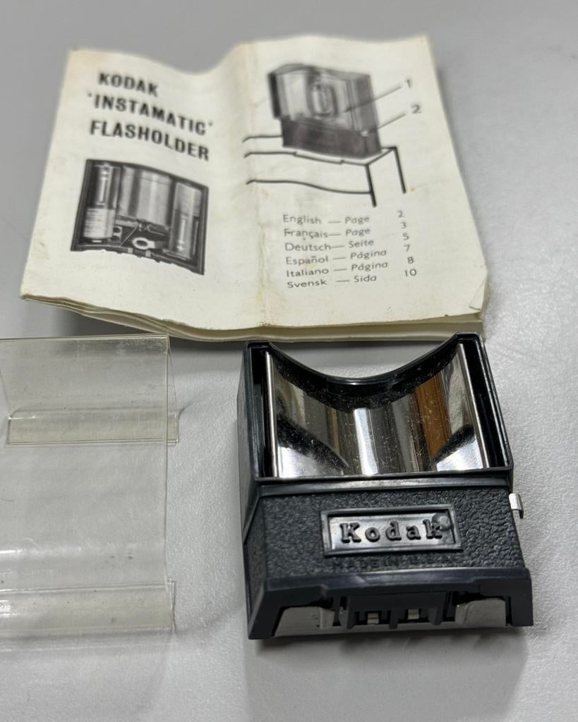 Vintage Kodak Instamatic Flasholder - C110F + plastic kap, Overige merken, Ophalen of Verzenden, Zo goed als nieuw, H