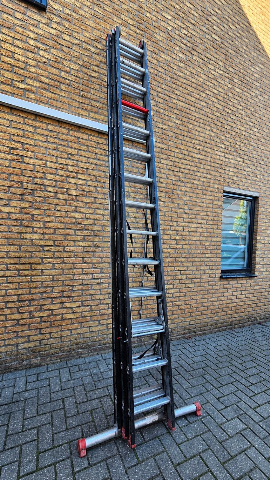 Altrex Mounter ladder 3x14, Ophalen, Gebruikt, Ladder, Opvouwbaar of Inschuifbaar