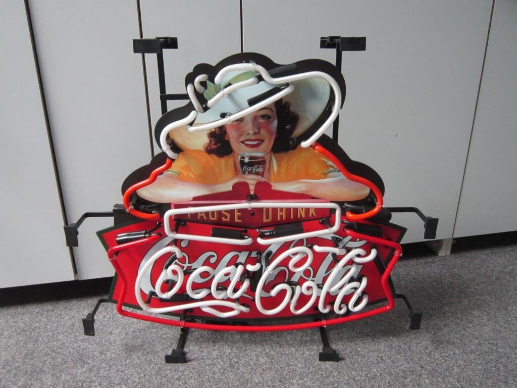 COCA COLA NEON LICHTRECLAME, Ophalen, Nieuw, Lichtbak of (neon) lamp