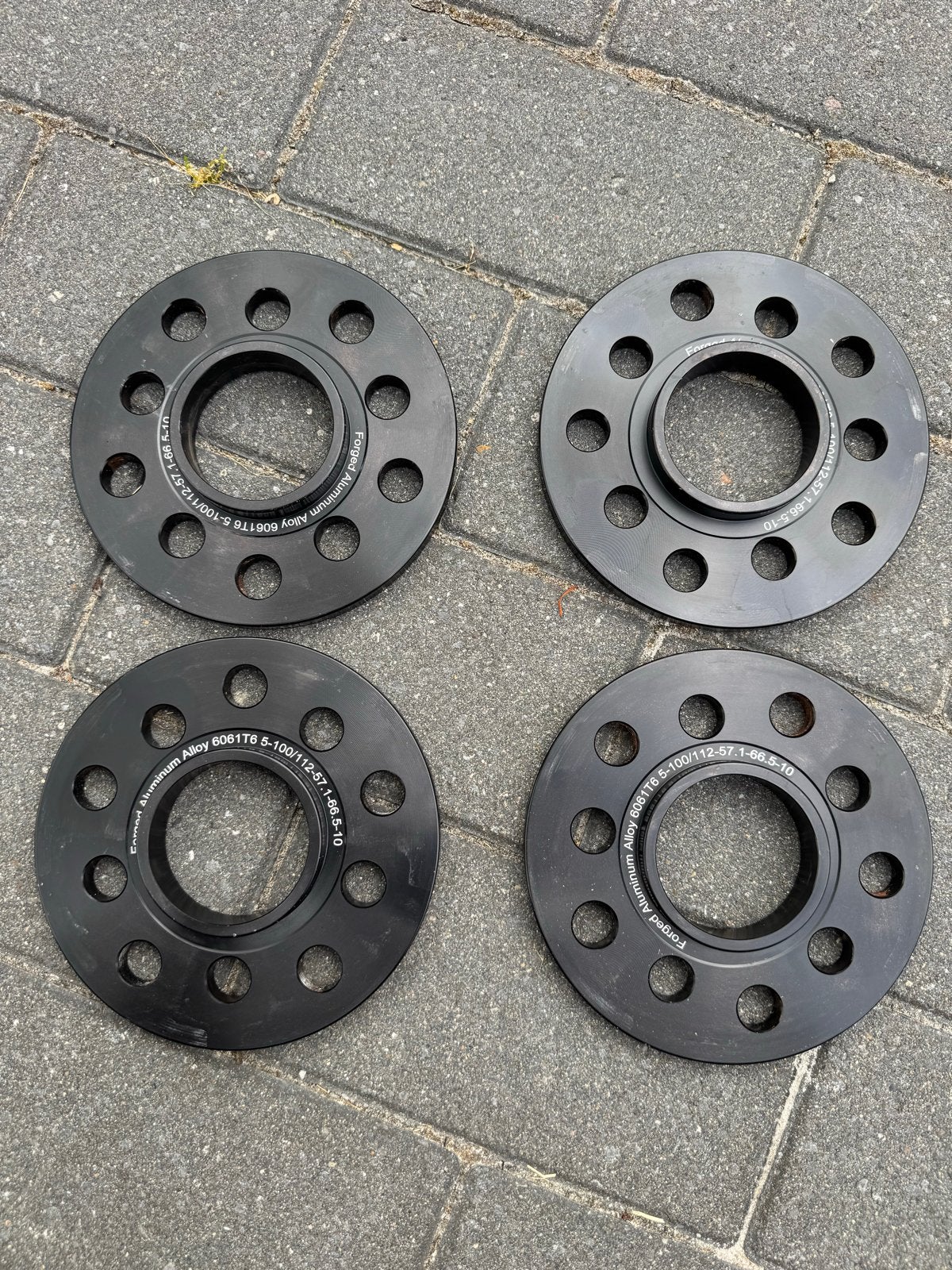 4x Spacers 5x100/112-57.1-66.5-10mm, Auto diversen, Tuning en Styling, Ophalen